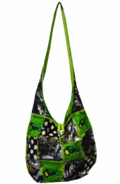 Patch Work Tote Bag-TR9005/LIME